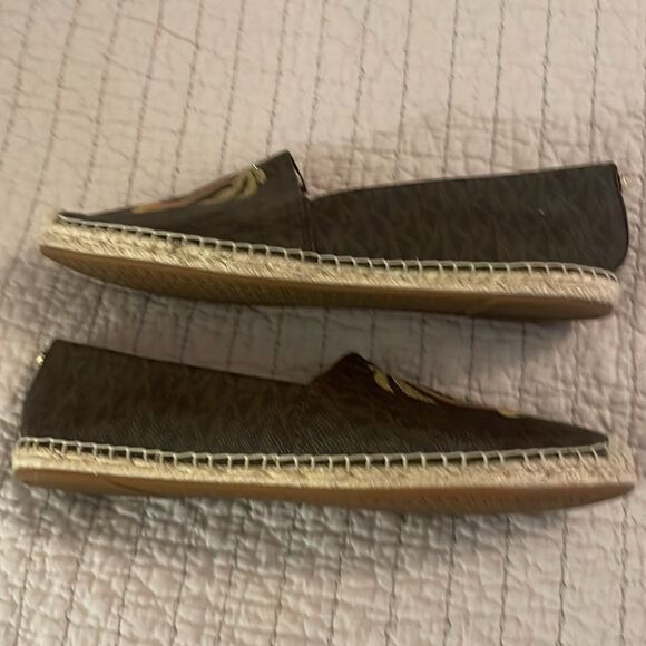 Michael Kors Palm Tree Espadrille Loafers Size 10 - Picture 5 of 11